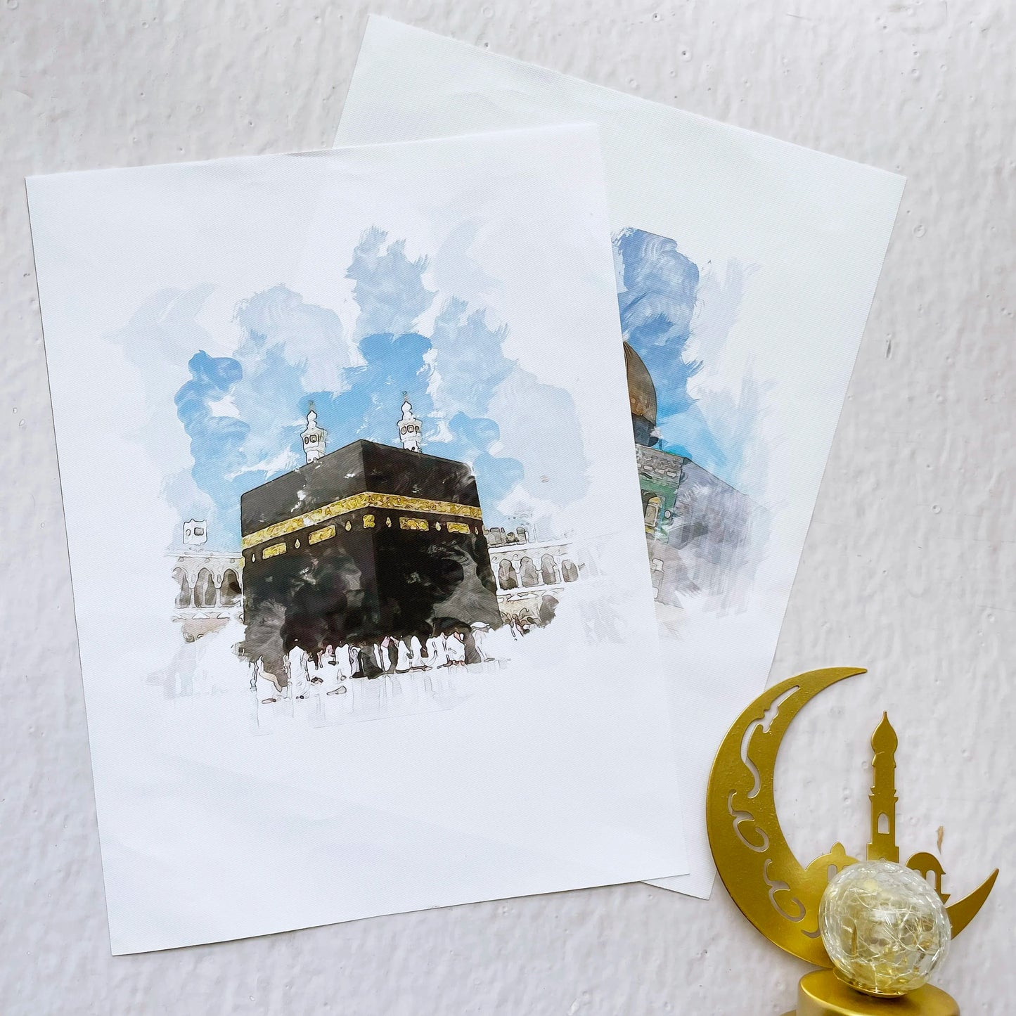 Eeuwige Schoonheid: Islamitische Moskee Koepel Rots Tempel Poster